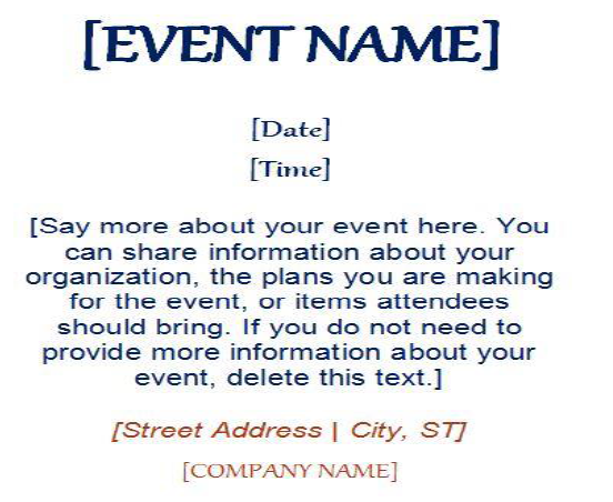 Nombre del evento